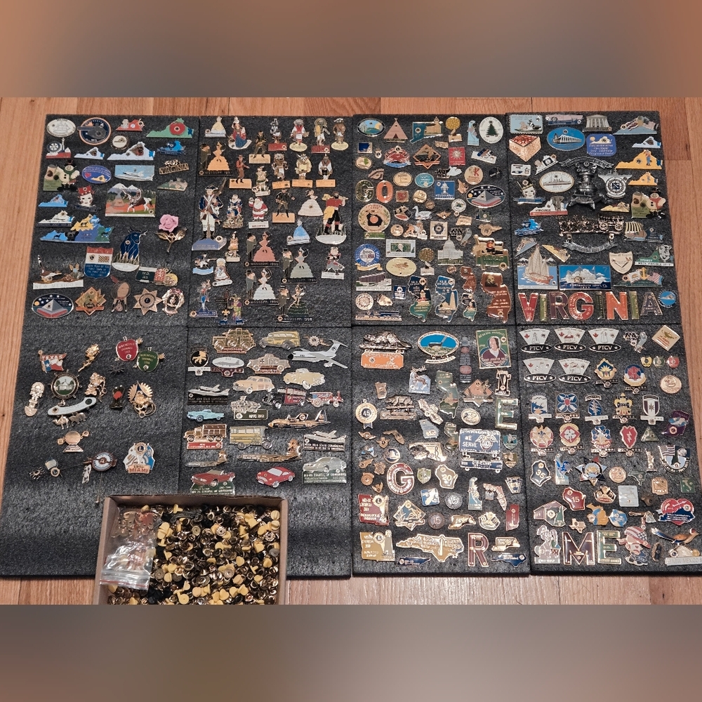 Ginormous Lot Of 293 Lions Club Pins